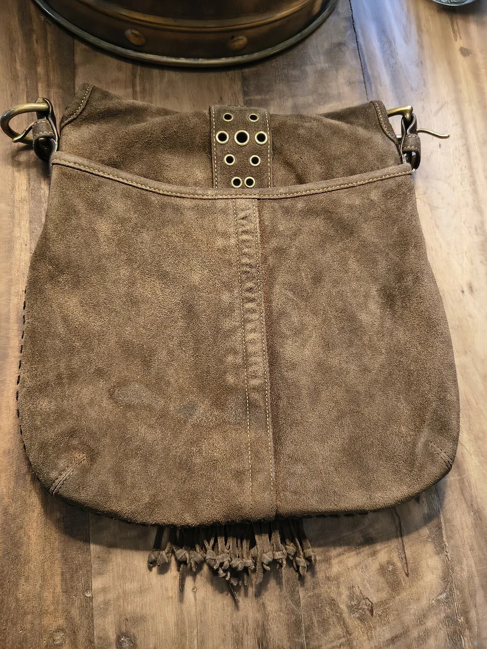 Coach Suede 2003 Soho Fringe Bag ♥️ Cowhide Leather ♥️ Vintage ❤️❤️ - Picture 7 of 15